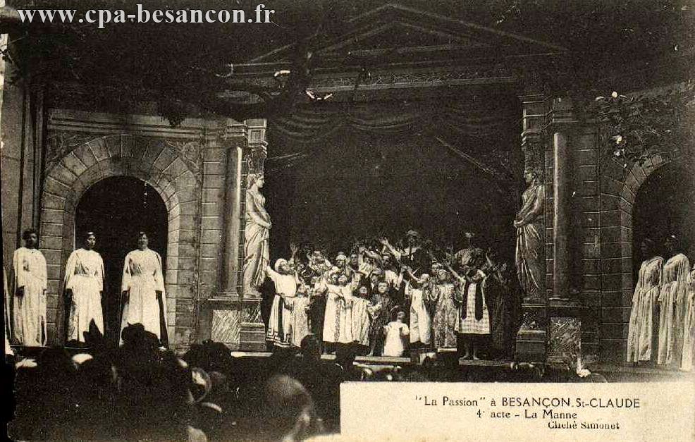 La Passion à BESANÇON-St CLAUDE - 4e acte - La Manne